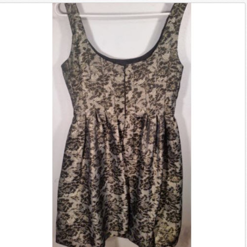 Nordstrom London Times Black Gold Metallic Size 10 - Picture 3 of 6